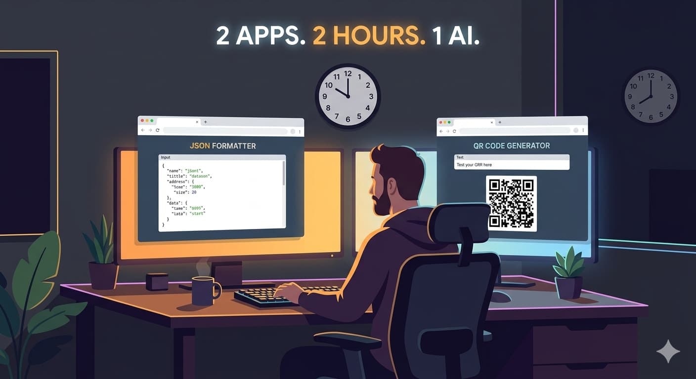 I Built 2 Real Apps in 2 Hours Using Claude. Here's What Happened.
